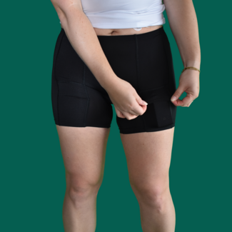 Pockwear Pockets bikershort dames - Zwart