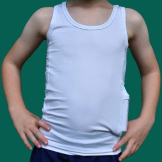 Pockwear Pockets hemd jongens - Wit