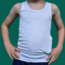 Singlet with pockets - White