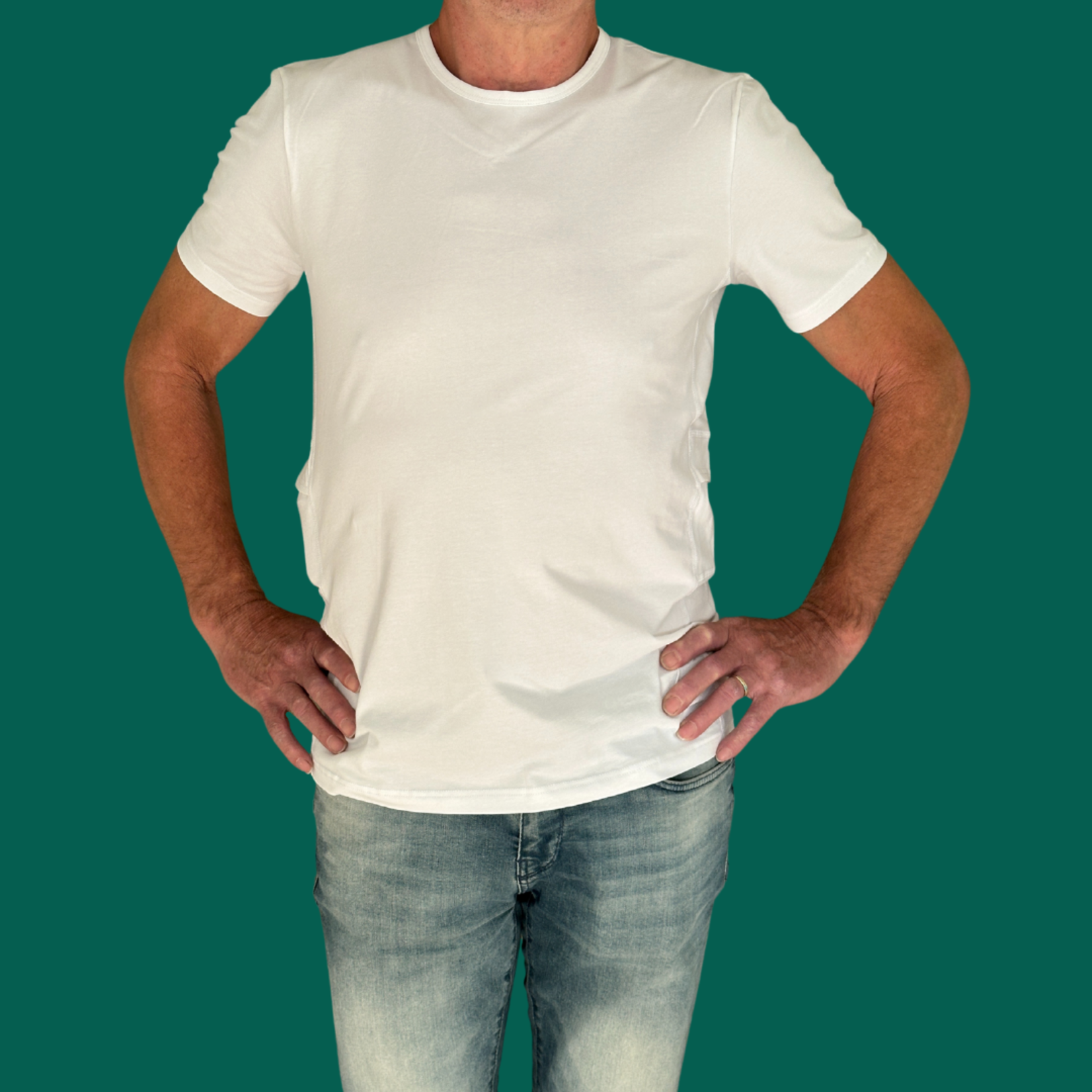 Pockwear Mannen T-shirt met zakken