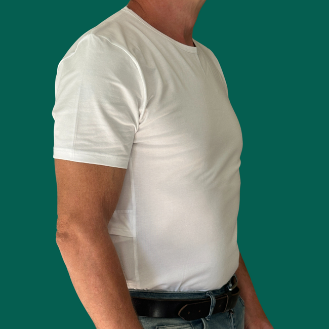 Mannen T-shirt met zakken