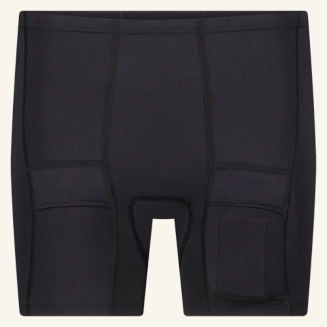 Dames bikershort met zakken - Zwart