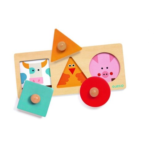 Djeco Vormenpuzzel Forma Basic Djeco Vormenpuzzel Forma Basic