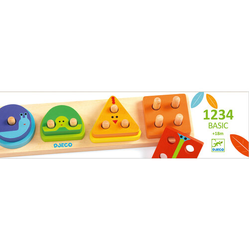 Djeco Sorteerspel 1234Basic Djeco Sorteerspel 1234Basic