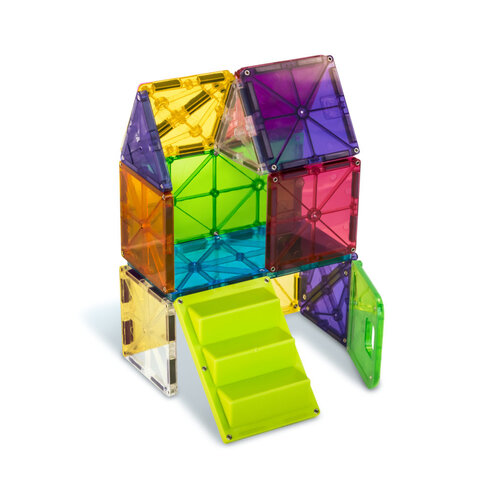 Magna-Tiles Magna-Tiles Clear colors House 28 st Magna-Tiles Magna-Tiles Clear colors House 28 st