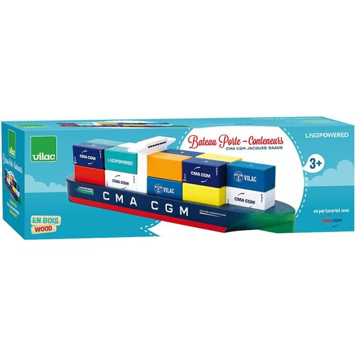 Vilac Houten containerschip Jacques Vilac Houten containerschip Jacques