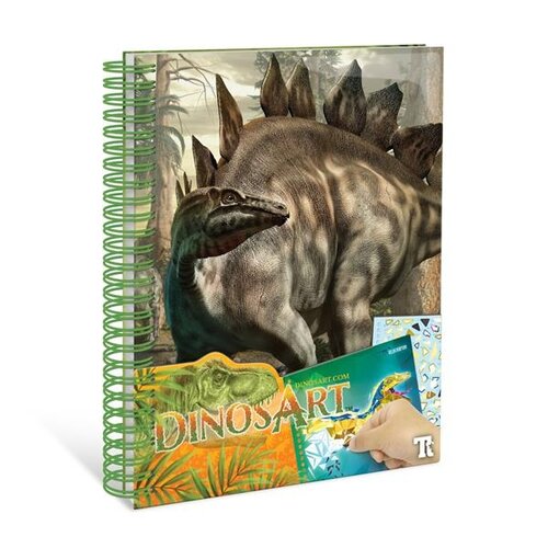 Dinosart Dinosart boek stickeren op nummer Dinosart Dinosart boek stickeren op nummer