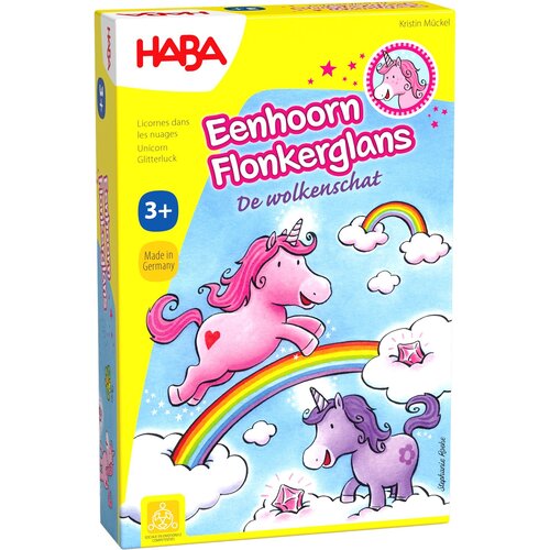 Haba Spel 'Eenhoorn Flonkerglans de wolkenschat' van Haba