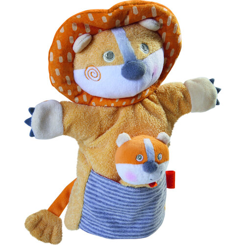 Haba Handpop leeuw met baby Haba Handpop leeuw met baby