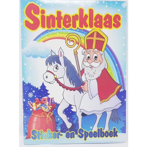 Sticker- en kleurboek: Sinterklaas Sticker- en kleurboek: Sinterklaas