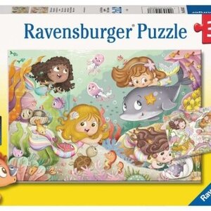 Ravensburger puzzel kleine Feeën en Zeemeerminnen (2 x 12)