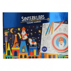 wins holland Sinterklaas Placemat Kleurboek