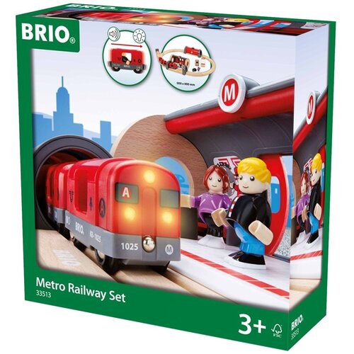 Brio Treinset met metrotrein
