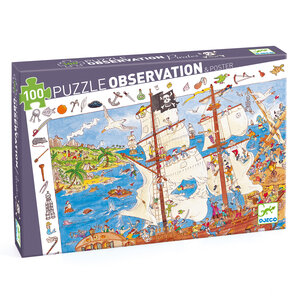 Djeco Puzzel 'Piraten' 100 st