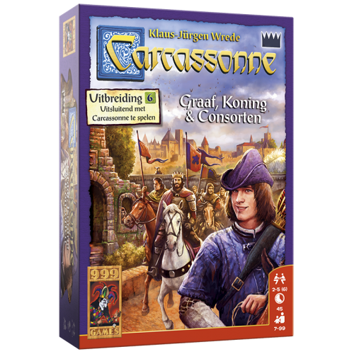 999 games Carcassonne: Graaf, Koning en Consorten