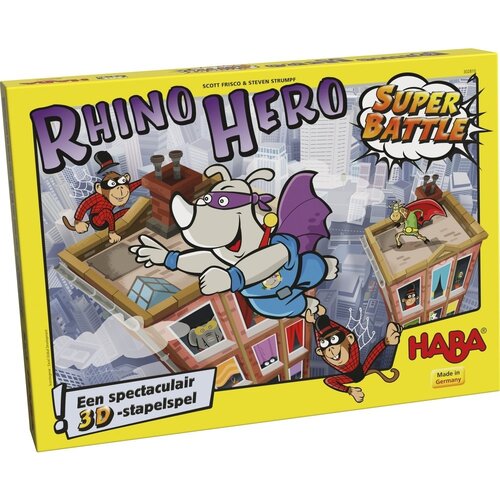 Haba Stapelspel 'Rhino Hero Battle' van Haba