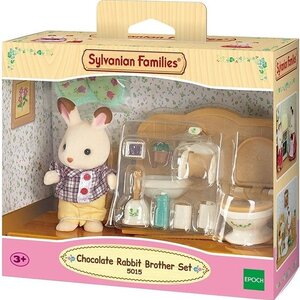 sylvanian families Badkamerset met broer voor Sylvaniandiertjes