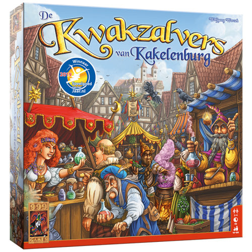 999 games De kwakzalvers van Kakelenburg: bordspel