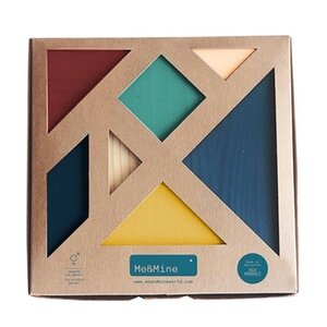 Me and Mine Houten tangram aardkleuren