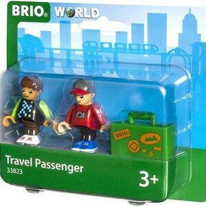 Brio 2 reizigers met bagage Brio