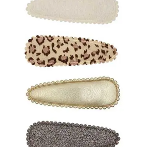 Mimi & Lula Mimi & Lula  - Leopard sparkle mabels haarclipjes