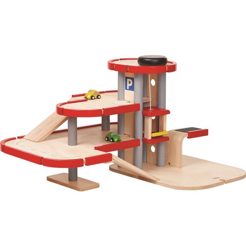 PlanToys Houten parkeergarage van PlanToys