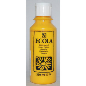 Royal-Talens Ecola plakkaatverf donkergeel 250 ml