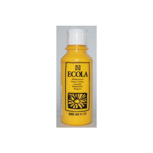 Royal-Talens Ecola plakkaatverf donkergeel 250 ml