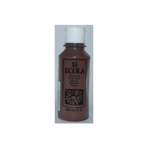 Royal-Talens Ecola plakkaatverf donkerbruin 250 ml