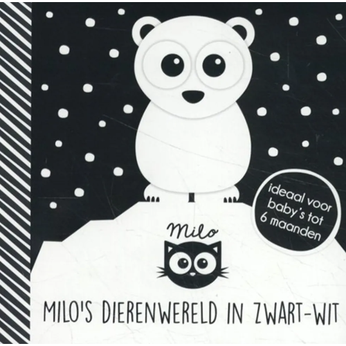 Milo's dierenwereld in zwart-wit (kartonboek)