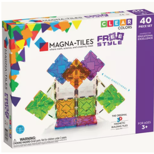 Magna-Tiles Magna-Tiles - FreeStyle 40 Piece Set