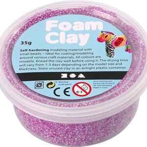 Foam clay Foam clay neon paars 35 gr