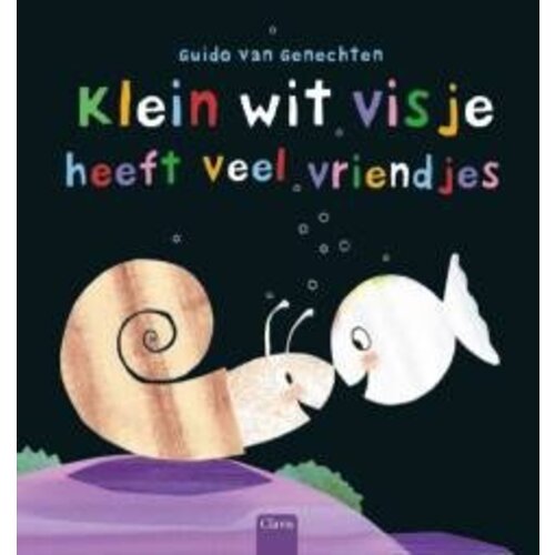 clavis Klein wit visje heeft veel vriendjes