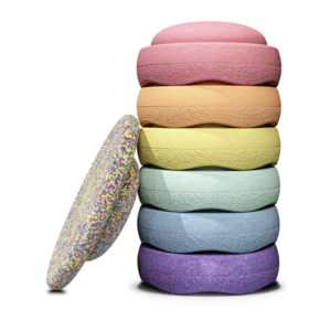 Stapelstein Stapelstein® | Super Confetti Rainbow Set | Pastel