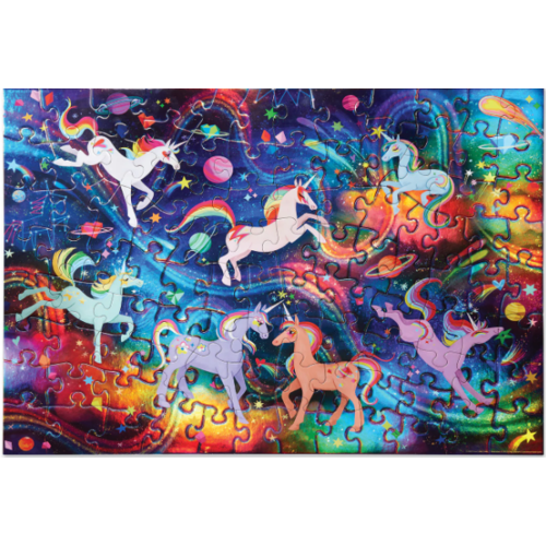 Crocodile Creek unicorn galaxy puzzel -  100 stuks