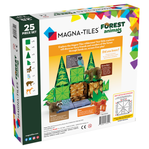 Magna-Tiles Magna-Tiles Forest animals 25 st