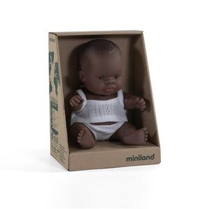 Babypop Afrikaans meisje 21cm