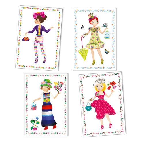 Djeco Stickers 'mode'