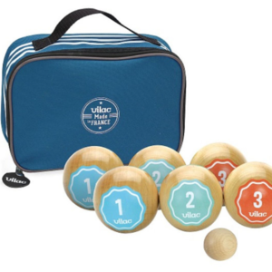 Houten retro petanquespel