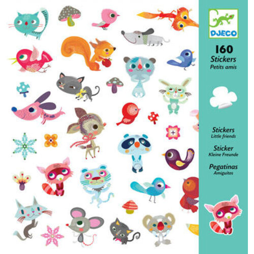 Djeco 160 stickers 'Kleine vrienden' Djeco 160 stickers 'Kleine vrienden'