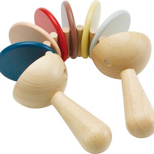 Houten klapper van Plantoys