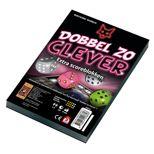 999 games Scoreblok 'Dobbel zo Clever' 999 games Scoreblok 'Dobbel zo Clever'