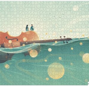 Janod Puzzel 'Viool' van Janod 1000 st