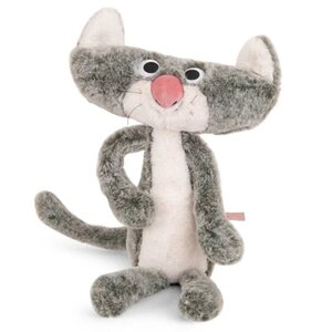 Moulin Roty Stinkhond - Platte Kat Knuffel (37cm)
