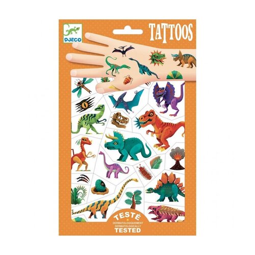 Djeco Tatoeages 'Dino's' van Djeco Djeco Tatoeages 'Dino's' van Djeco