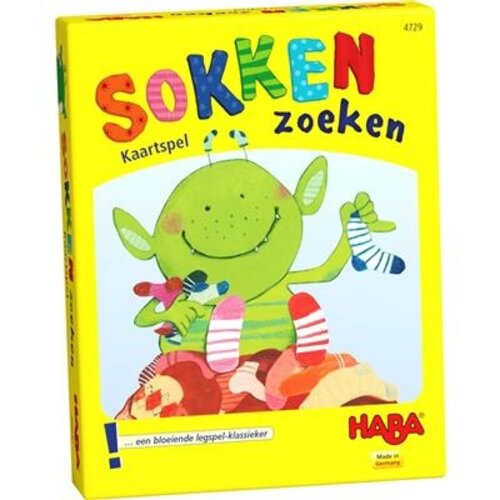 Haba Kaartspel Sokken zoeken van Haba Haba Kaartspel Sokken zoeken van Haba