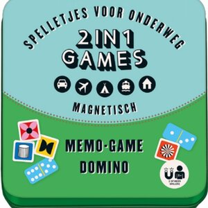 Magnetisch reissspel 2 in 1 memory en domino