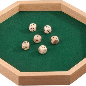 Dobbelsteenbak Hout Octagon