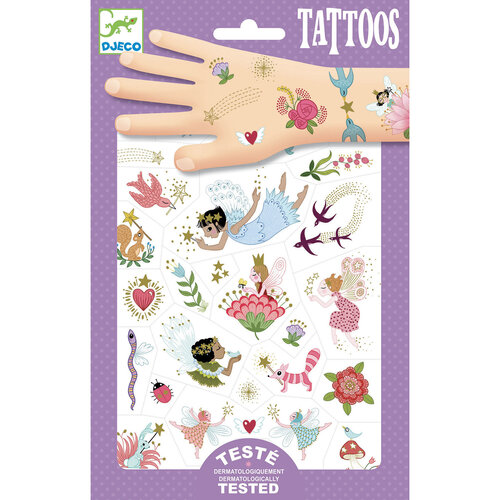 Djeco Tatoeages 'Feeënvriendjes' Djeco Tatoeages 'Feeënvriendjes'