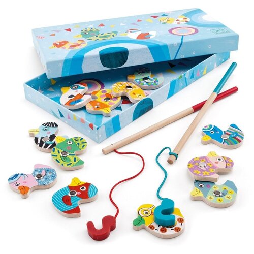 Djeco Houten visspel eendjes